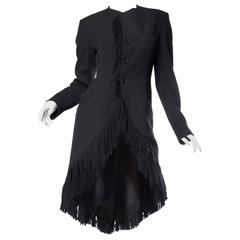 Yohji Yammamoto 1980s Tailcoat with Fringe 11