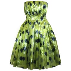 Moschino Lackiertes Organza-Partykleid „Paint Ball“