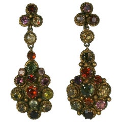 Antique Indian Gemstone Earrings