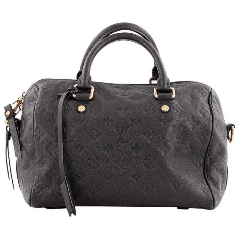 Louis Vuitton Speedy Bandouliere Bag Monogram Empreinte Leather 25 at ...