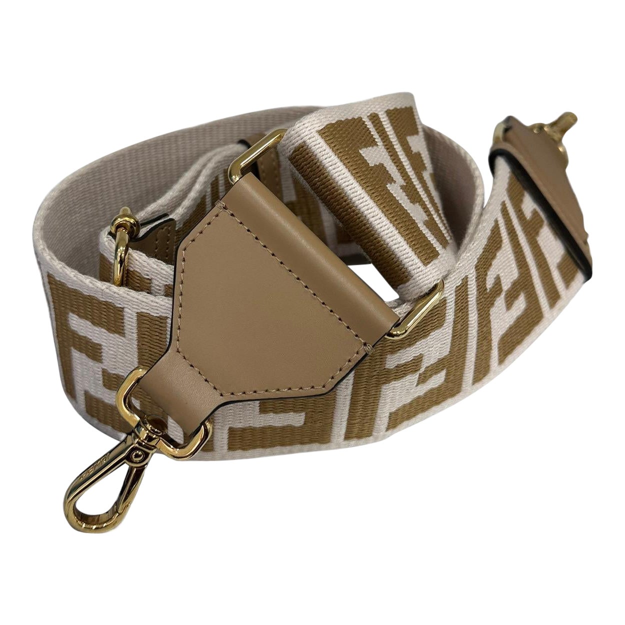 Tracolla Per Borsa Beige – Regolabile 80-130 Cm, Larghezza 3,8 Cm – Con Chiusure A Scatto Argentate – Universale Ed Elegante