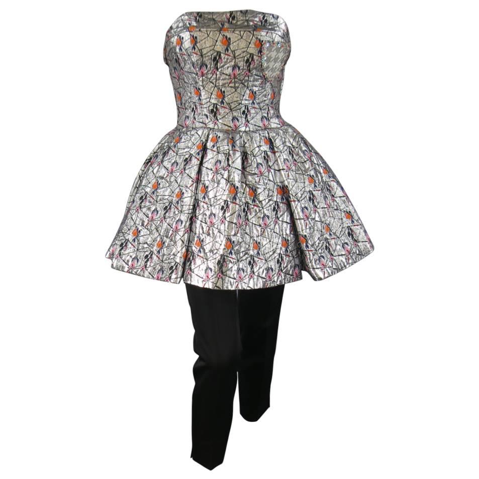 dior strapless dress