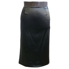 Used Dolce and Gabbana Grey Tube midi Skirt
