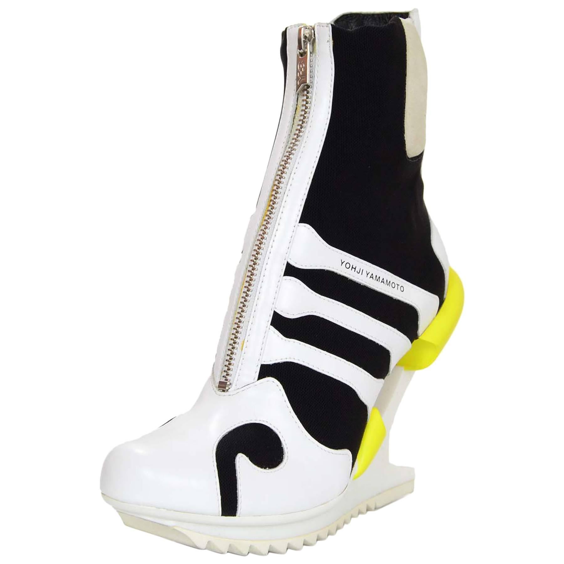 Adidas Y-3 by Yohji Yamamoto Oriah Sneaker Booties Sz 6 For Sale at 1stDibs