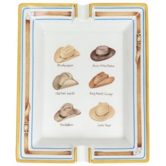 Hermès Porcelain Cowboy Hats Ashtray