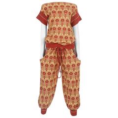 Bill Gibb knitted pant suit, circa 1970s 7