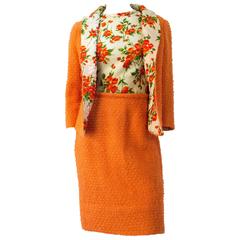 Abito a tre pezzi in tweed anni '50 di Lilli Ann