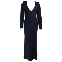 Used Tom Ford For Gucci Navy Maxi Dress