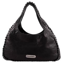 Chanel Modern Chain Around Shoulder Bag Leather Large