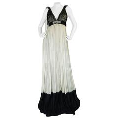 Recent Ethereal Silk Chiffon & Net Alberta Ferretti Dress 4