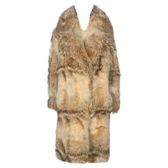 Cappotto in pelliccia di coyote oversize di Gucci by Tom Ford, primavera 1998