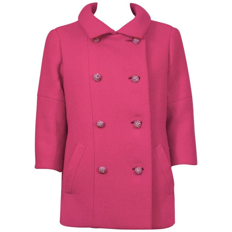 shocking pink coat