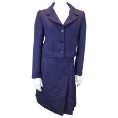 HOLIDAY FLASH SALE! 50% Off! Chanel Two Piece Purple Skirt Suit Set