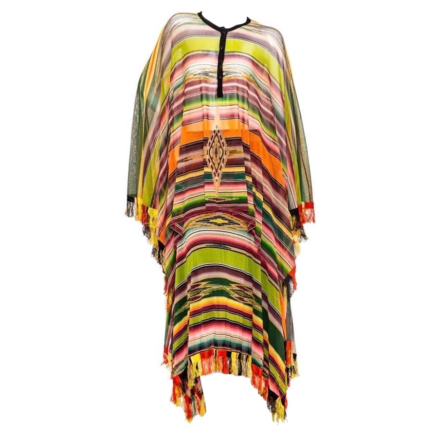 Jean Paul Gaultier Soleil Mesh Poncho and Skirt Set