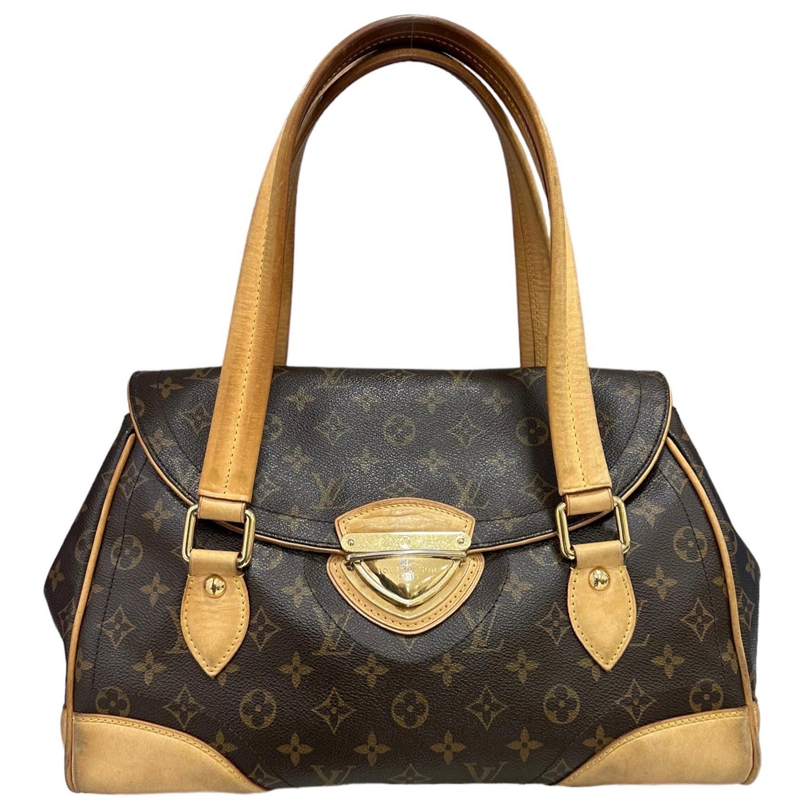 Authentic Louis Vuitton M40121 Monogram Beverly MM Shoulder Hand Bag LV F/S