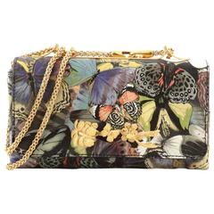 Valentino Va Va Voom Shoulder Bag Camubutterfly Printed Canvas Medium