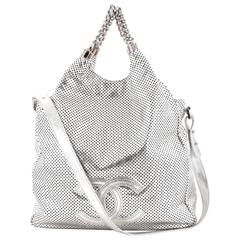 Chanel Rodeo Drive Hobo Perforated Leather Large