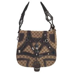 Gucci Techno Horsebit Large Shoulder Bag