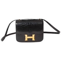 Hermes 18 cm Constance in Baby Alligator