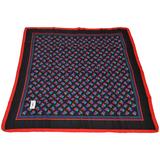 Sciarpa di seta Yves Saint Laurent Bold Multi Rosso, Viola e Nero