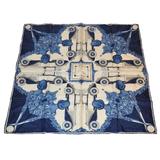 Sciarpa in seta Mercedes Benz Navy e Cream "Ladies and Cars