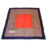 Sciarpa in seta a righe multicolore di Yves Saint Laurent