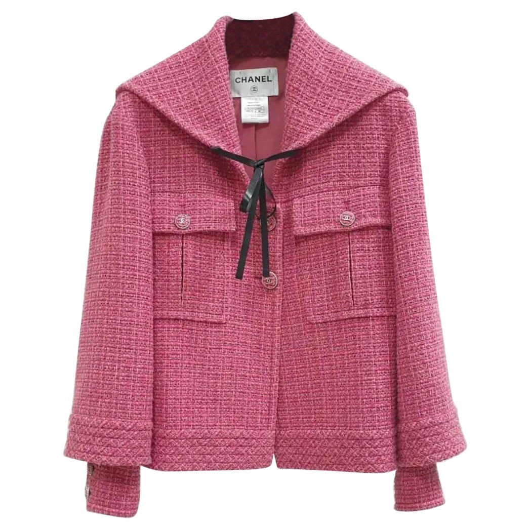 Chanel 2013 Pink Tweed Jacket
