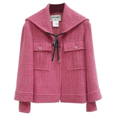 Chanel 2013 Pink Tweed Jacket 