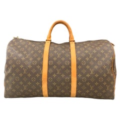 Borsa A Mano Louis Vuitton Keepall 55 Monogram