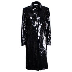 Manteau de soirée à sequins noirs Dolce & Gabbana, automne/hiver 2012-2013