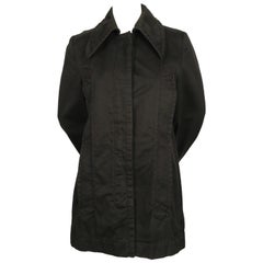 Vintage 1996 MARTIN MARGIELA black runway coat with 'elongated' pockets