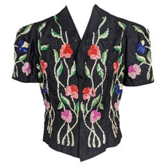Vintage Art Deco Sequin Evening Jacket