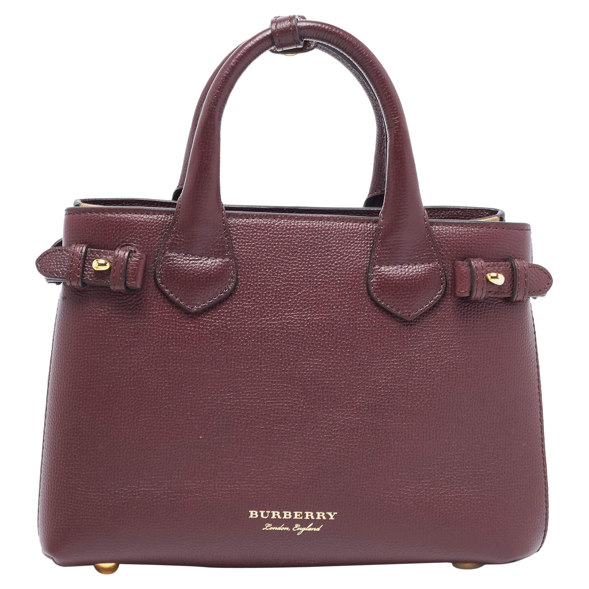 Burberry clearance banner tote