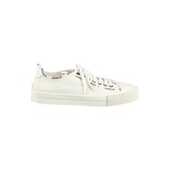 Moncler White Glissiere Low Top Trainers Size IT 39