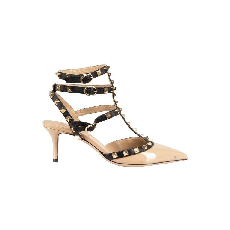 Spice-It-Up Square Toe Caged Platform Metallic Heel In White Faux Leather,  White (EGO SHOES) - TheTrendi