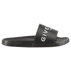 Givenchy Black Logo Slides Size IT 38.5