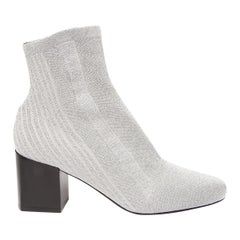 Sportmax Glitter Ankle Sock Boots Size IT