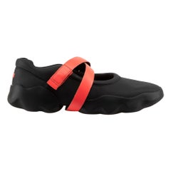 Used Camper Black Neoprene Contrast Strap Shoes Size IT 41