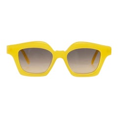 Used Loewe Yellow Butterfly Sunglasses