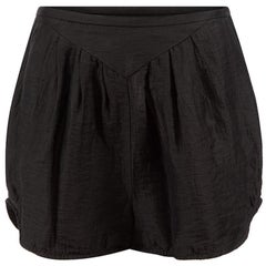 Used Zimmermann Black Elasticated Shorts Size S