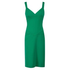 Diane Von Furstenberg Green Benny Bodycon Dress Size S