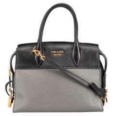 Used Prada Black Leather Esplanade Handbag