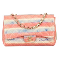 chanel watercolor flap bag