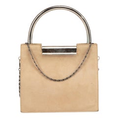 Walter Steiger Vintage Beige Suede Mini Bag