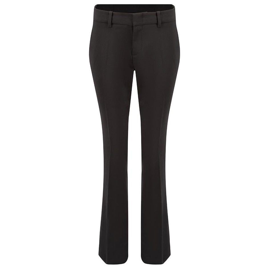 Gucci Black Wool Tailored Straight Trousers Size XS For Sale