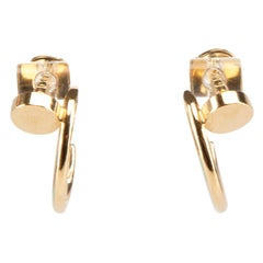 Used Cartier Yellow Gold Juste Un Clou Earrings