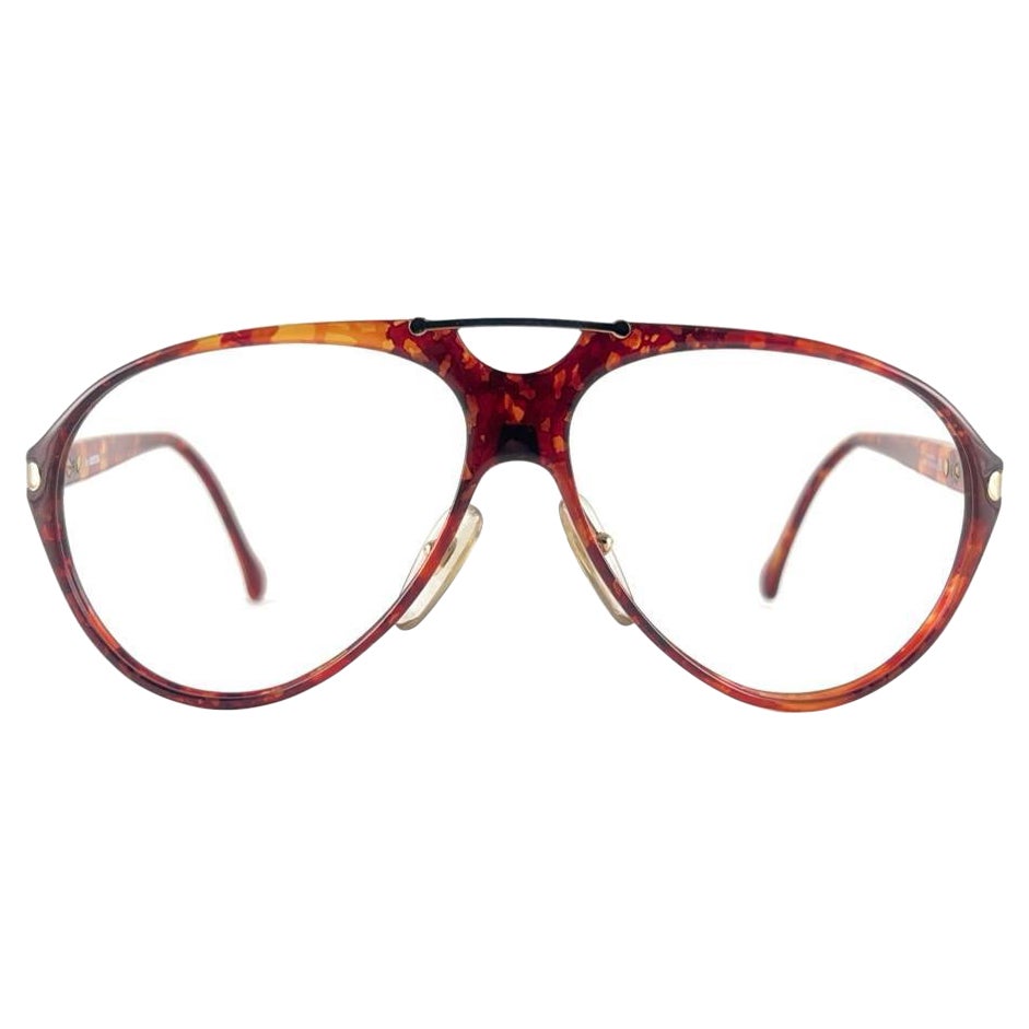 Vintage Boss By Carrera 5169 13 Aviator Marbled Rx Frame 1990'S Made In Austria For Sale