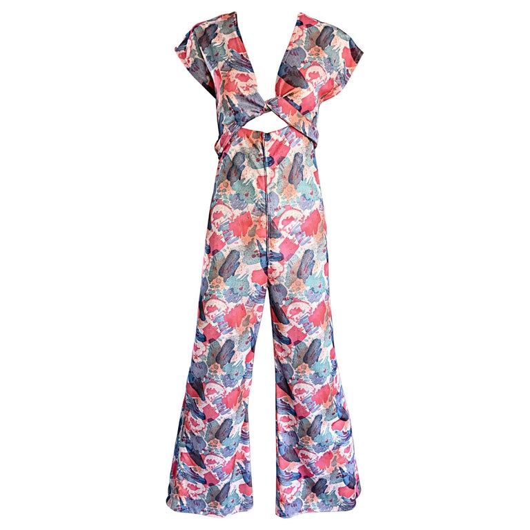 flared jumpsuit 70s