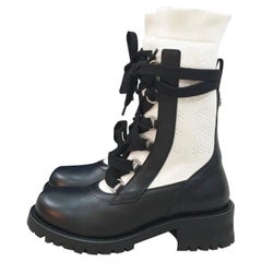 Dior Women Diorland Lace-up Boots