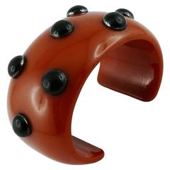 Pepa Bonafe Vintage Rare 1930s Bakelite Cuff Bracelet 12